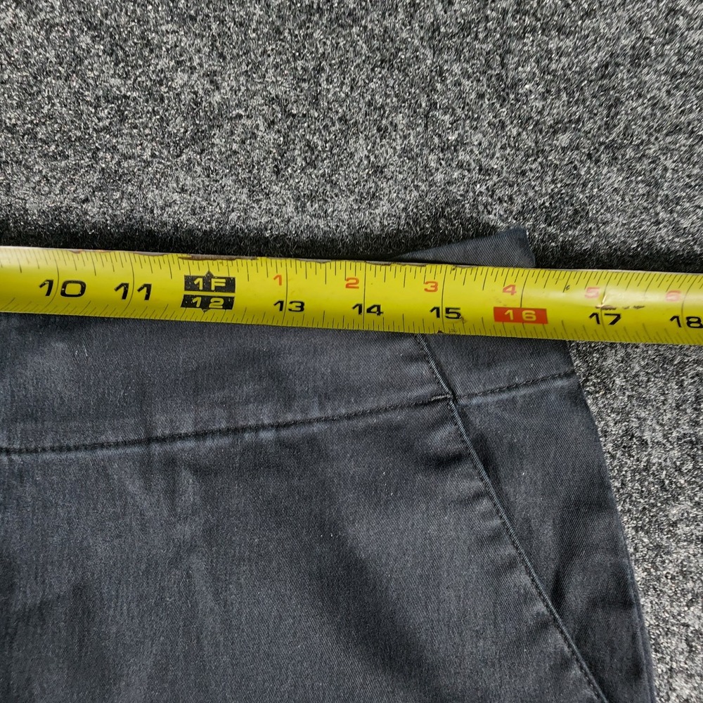Banana Republic Stretch Black Wide Leg Pants Size 12S‎ Boho Preppy - Picture 10 of 12